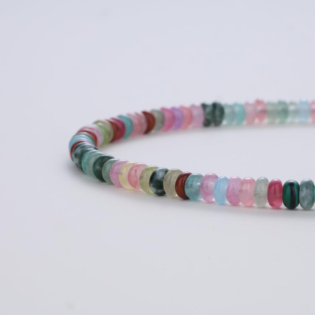 4mm Multicolor Power Stone Bracelet for Women [KOAI]