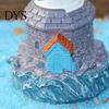 Lighthouse Sculpture Realistic Shape DIY Miniature Resin Figurine Micro Landscape Garden Decor