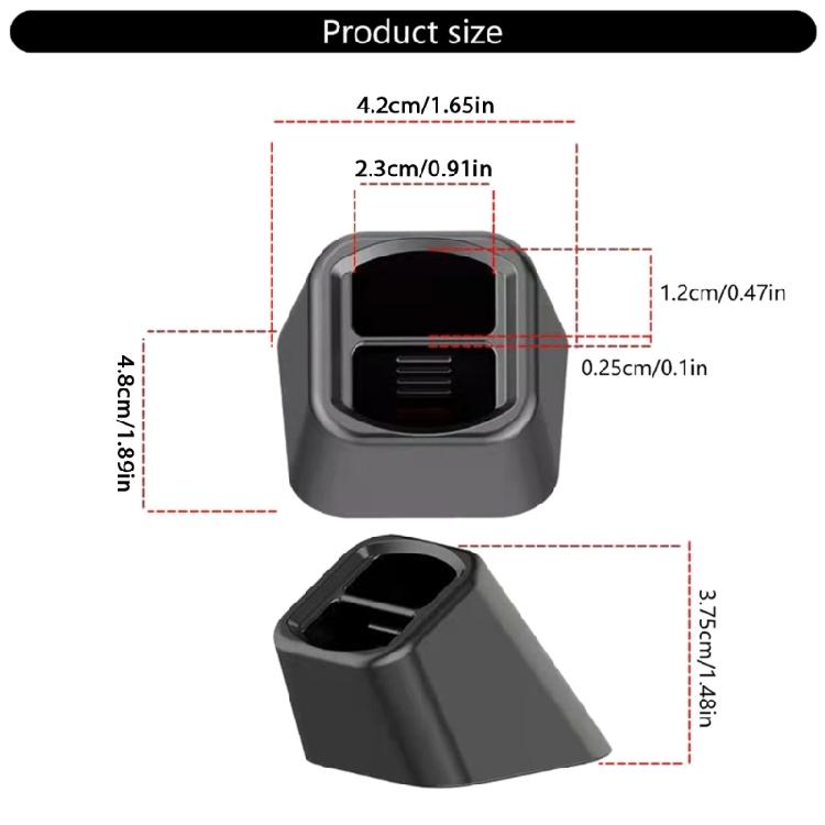 Supporto per Telefono Cellulare Clip per Bocchetta d'Aria Base Supporto Cellulare Accessori Auto Supporto Montato su Cruscotto Installazione Facile