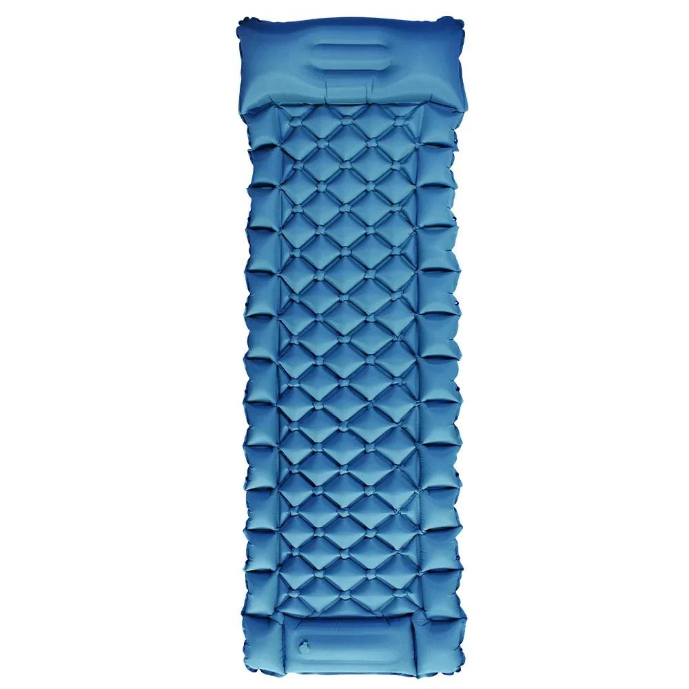 Products Outdoor Inflatable Mattress Portable Picnic Camping Inflatable Mat TPU Patchwork Foot Inflatable Single Mattress