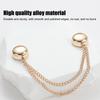 Chain Magnetic Buckle for Clothes T Shirt Shortening Magnets Strong Pin Buckle Wrist Tie Button for Long Pants Sleeves Trousers