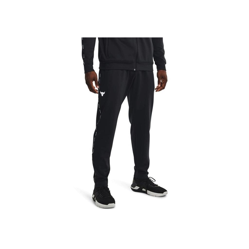 Under Armour Project Rock Solid Color Training Pants Men Bottoms Black 1367086-001