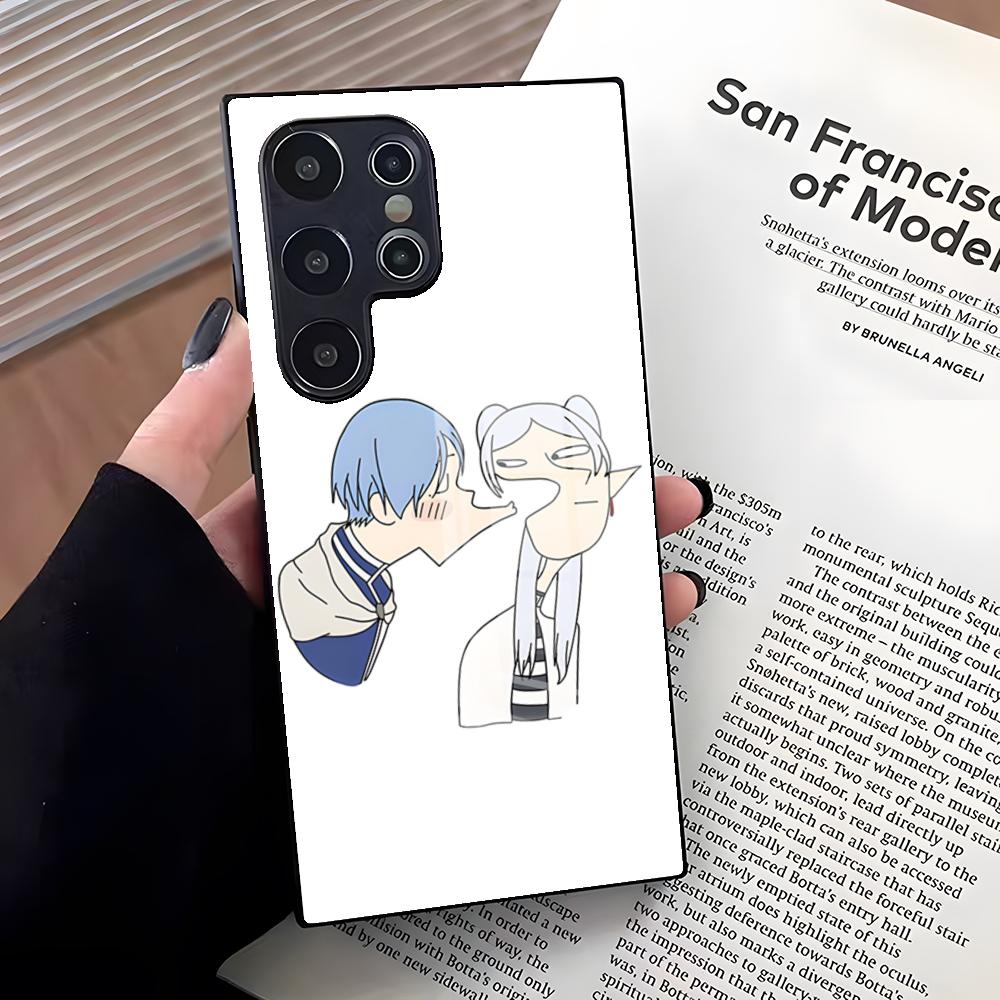 Hot Japan Anime Comics Frieren Phone Case For Samsung S26 Ultra S25 Edge Ultra S23 S22 S21 S20 Ultra Plus S24 Fe A25 Glass Cove