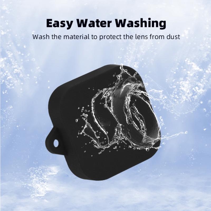 Soft Silicone Lens Cover for Camera Secure Shockproof Protections AntiScratch Easy Installation