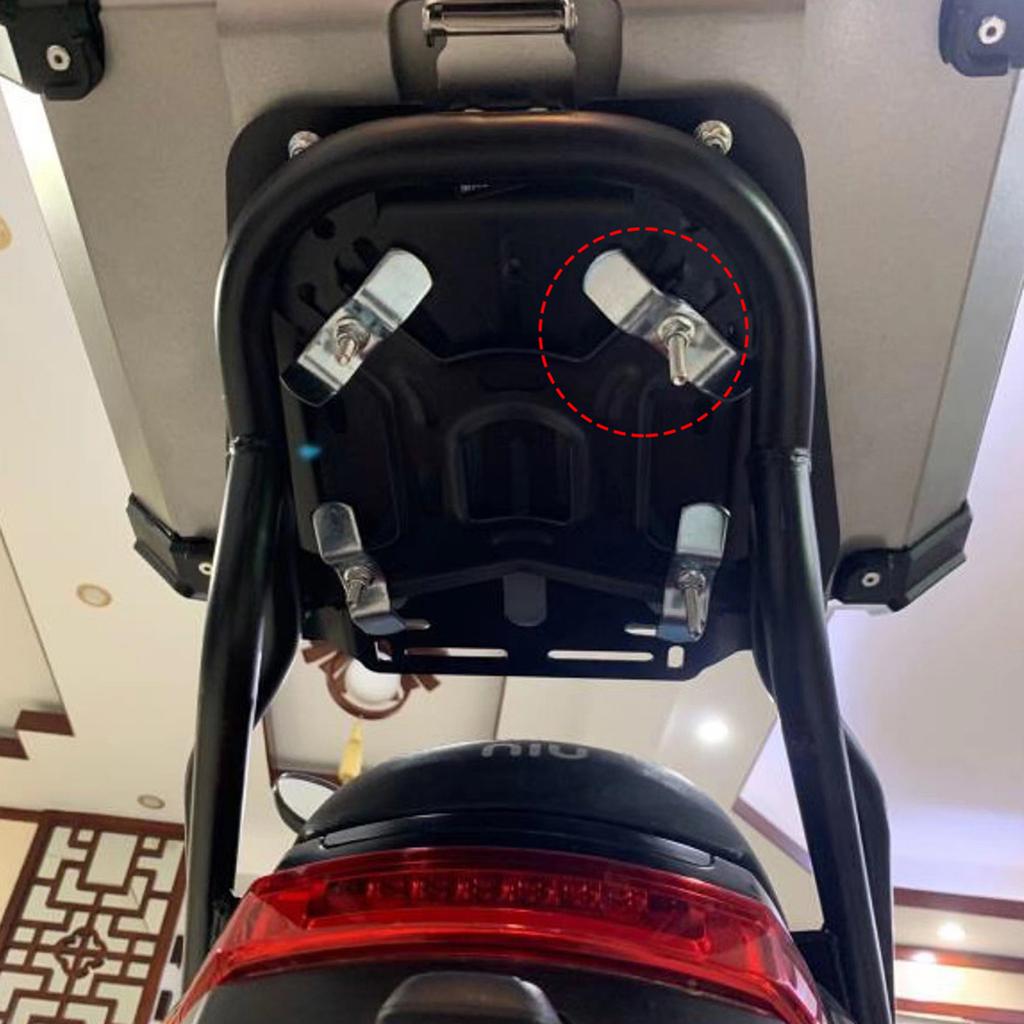 Motorbike Frame Mount Bracket Accessory Motorcycle Side Luggage Case Fasteners Replacement Luggage Case Mount Fasteners