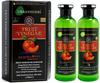 URBANHERBS Fruchtessig Ammoniakfrei 10 Minuten Haarfarbe Farb-Gel A + B Jeweils 500 ML Schwarz/Naturschwarz