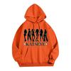 Unisex Lightweight Long-Sleeve Printed Hooded Pullover Sweatshirt