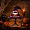 Witch Hat Lamp Wear Resist Gothic Wizard Hats Night Light Halloween Tabletop Lamps for Bedroom Mantel Bookshelf Entryway