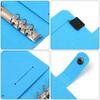 A6 Colorful Office Supplies Stationery Fashion Felt Notebook Felt Shell Ring Binder Portable Diary