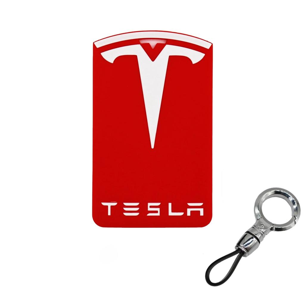 Autoaufkleber Tesla Silikon-Schlüsselkartenhalterhülle kompatibel mit Tesla Model 3/Model Y Schlüsselschutzhülle Zubehör