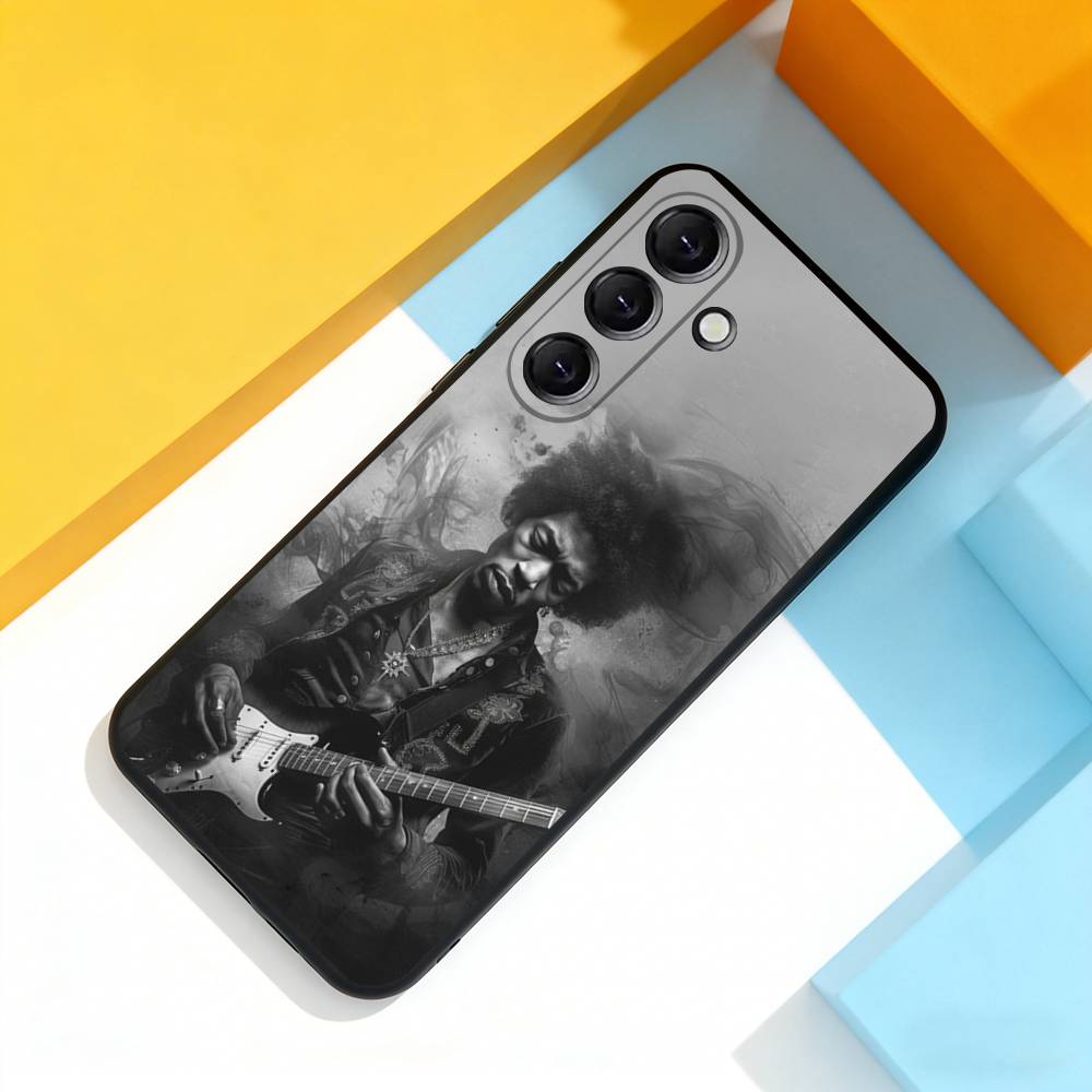 Guitarist J-Jimi H-Hendrix Phone Case For Samsung Galaxy A 22,71,53,52,51,72,73,5G,Note,J7,8,9 Soft Black Cover