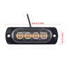 1pcs Led Strobe Warning Light Cheap Strobe Grille Flashing Lightbar Truck Car Beacon Lamp Amber Traffic Light 12V 24V Car Light