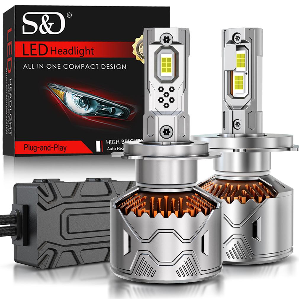 2 Pezzi Lampadine LED H7 H4 6000K H1 H8 H11 LED 9005 HB3 9006 HB4 Lampada Auto 60000LM 150W Alta Potenza Canbus Abbagliante/Anabbagliante CSP Faro Aut