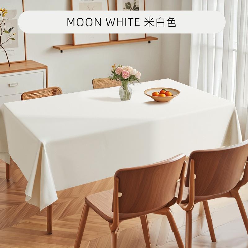 Cream lambskin tablecloth White Internet celebrity restaurant coffee table cloth waterproof and oil-proof leave-in dining table cloth tablecloth 40*60cm