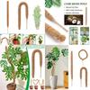 Diy Coconut Shell Plant Climbing Pole For Creative Plant Decor 60-120cm Length