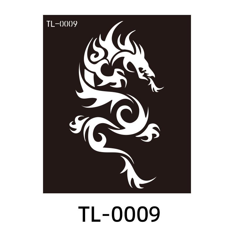 Beauty Sticker Hollow Tattoo Sticker Juice Inkjet Tattoo Template Diy