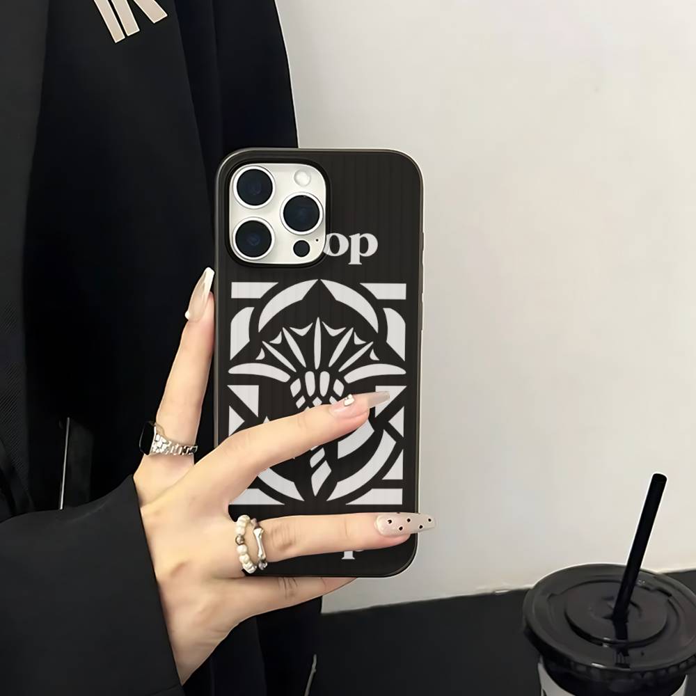 Berühmte bedruckte J-JoopS Logo Handyhülle für iPhone 17 16 15 14 Plus 11 12 13 Pro Max Stoßfester Schutz Weiche Rückseite