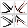 Pair Car Fog Lamp Trim Cover For Tesla Model 3 2017 2018 2019-2023 Front Bumper Fog Lamp Wind Knife Spoiler Fog Light Eyebrow