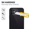 2.5D 9H Arc Edge Tempered Glass Screen Protector+Camera Lens Film for iPhone 12