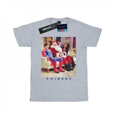 Womens/Ladies Superman And Santa Cotton Boyfriend T-Shirt