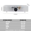 BQZTMO1 LED HD Wireless Car Door Logo Welcome Lamp Laser Light Projector Light For Nissan Nismo AMADAR New Teana TITAN 2003-2014 QUEST