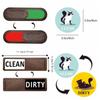 Durable Dishwasher Status Indicator Double Sided Kitchen Dishwasher Marker  Restroom