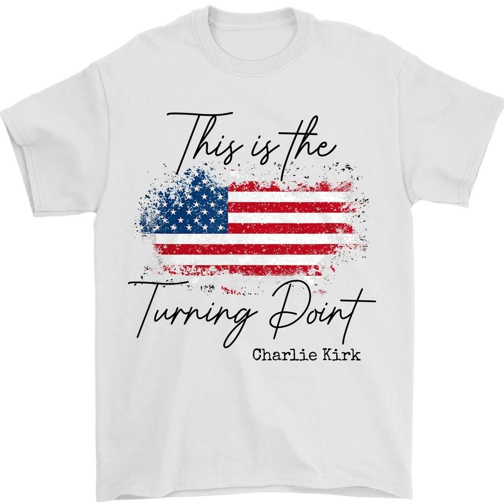 This Is Our Turning Point Motivational, Charlie Kirk Memorial 1993-2025 T-Shirt Unisex T-Shirt XXXL
