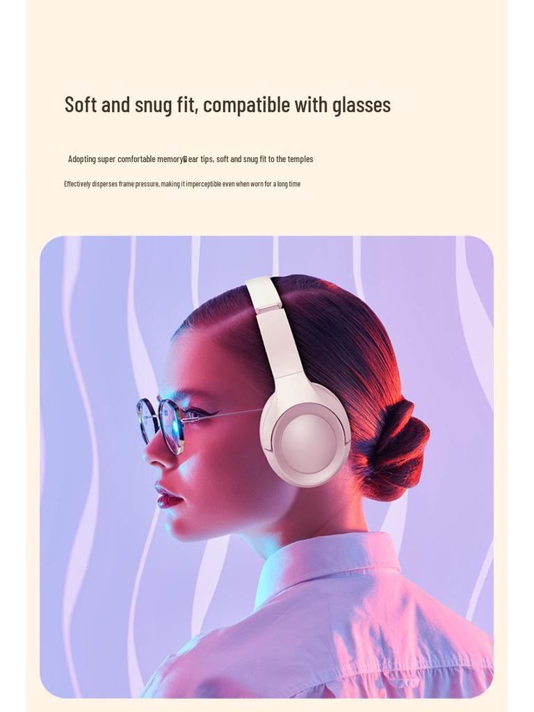 Cross-Border ANC Over-Ear Bluetooth Headphones - Long Battery Life & Wireless Gaming