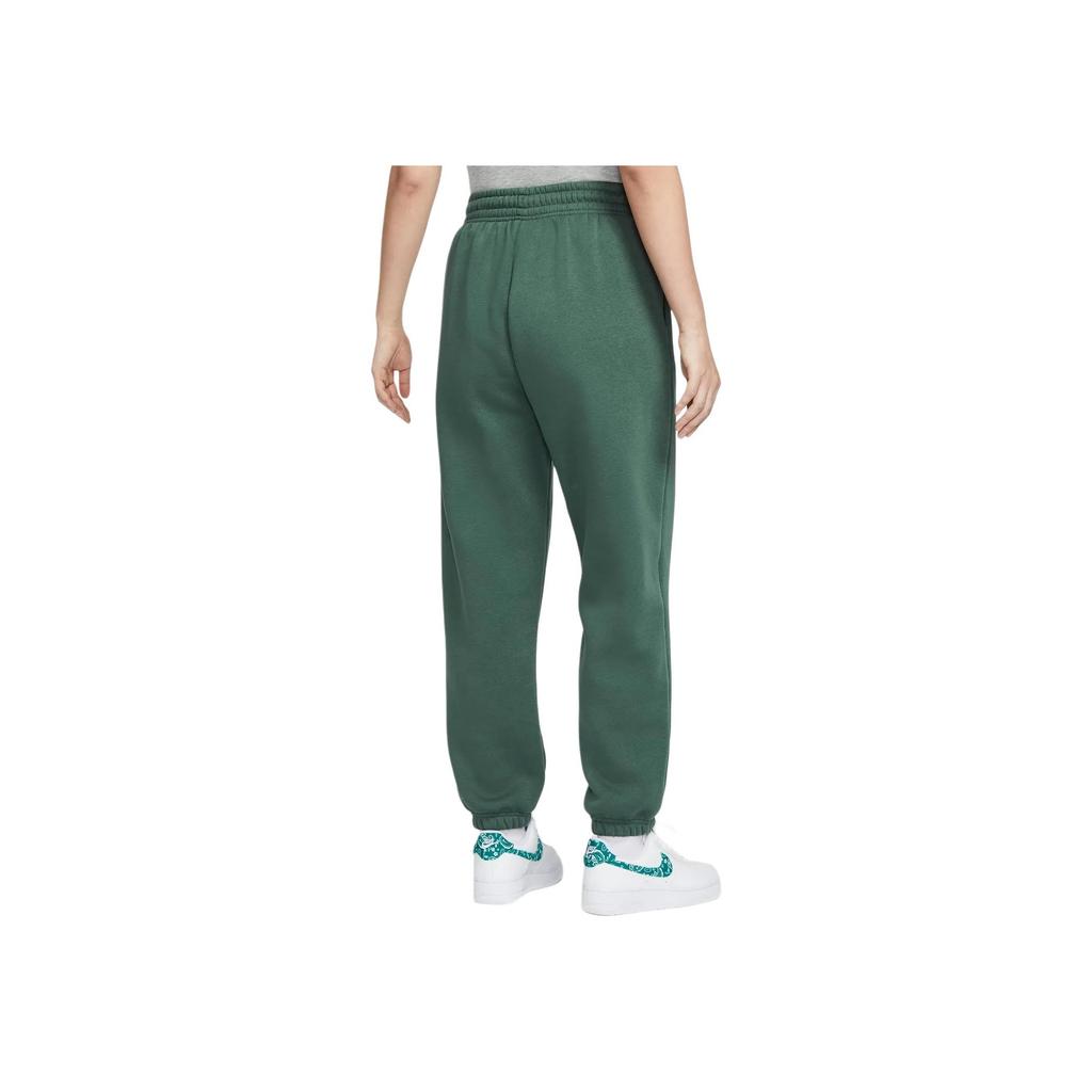 Nike Comfortable Versatile Casual Knitted Sports Pants Women Bottoms Dark-Green FZ5997-338