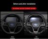 3D Embossed Leather Steering Wheel Cover for BYD Qin, Han, Tang, Song, Yuan, E2, Destroyer, Dolphin Models.