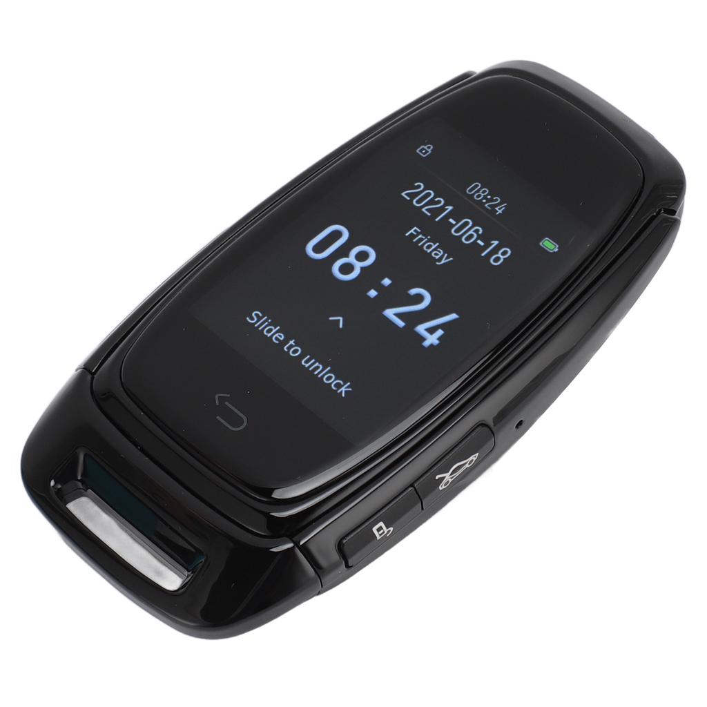 2.0 Inch LCD Screen Smart Key Keyless Entry Remote Control Car Key Replacement Accessory for Start Stop Engine Button