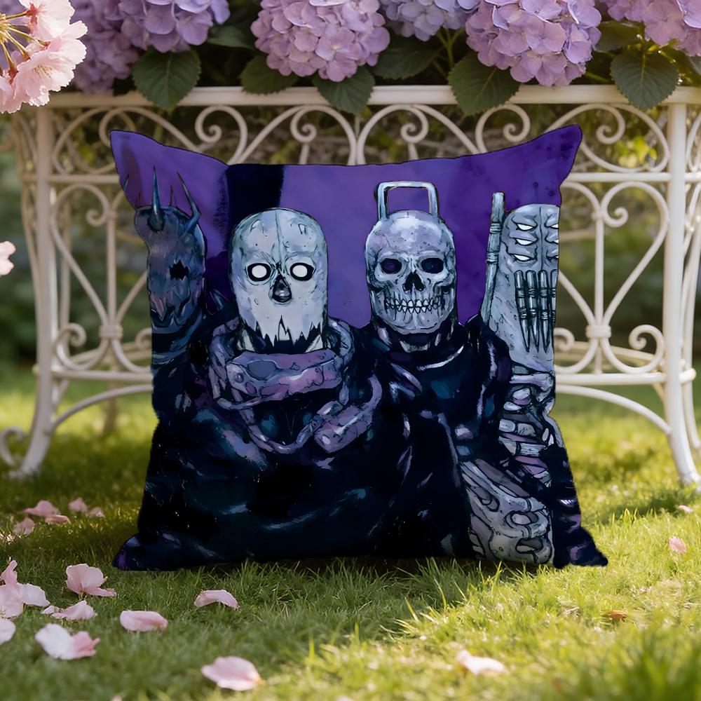 AnimeDai D-Dark Cushion Cover Home & Car Dual-Scene Pillow Cover: Reversible for Premium Comfort