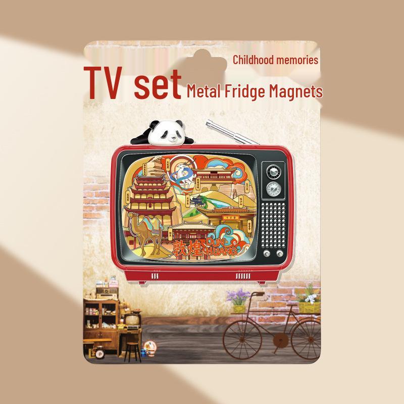 Magnetic Metal Refrigerator Magnets: City-Themed Cultural Souvenirs and Creative Tourist Gifts