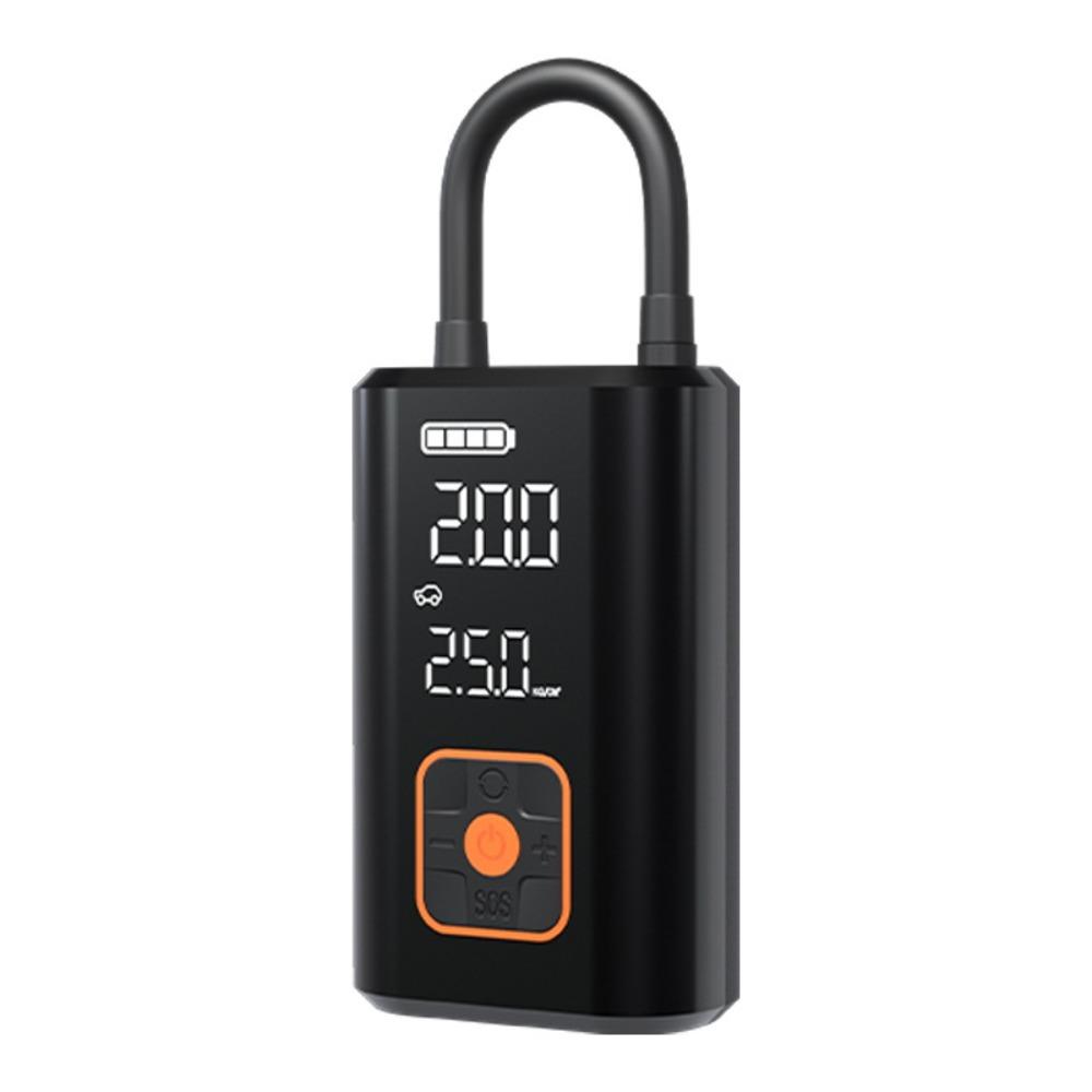 

Built-in Flashlight Electric Air Pump Pressure Gauge Automatic Air Pump Wireless Tire Inflator