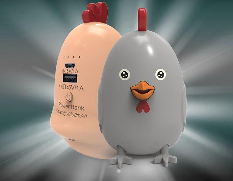 Chick Power Bank 4000 mAh Yellow