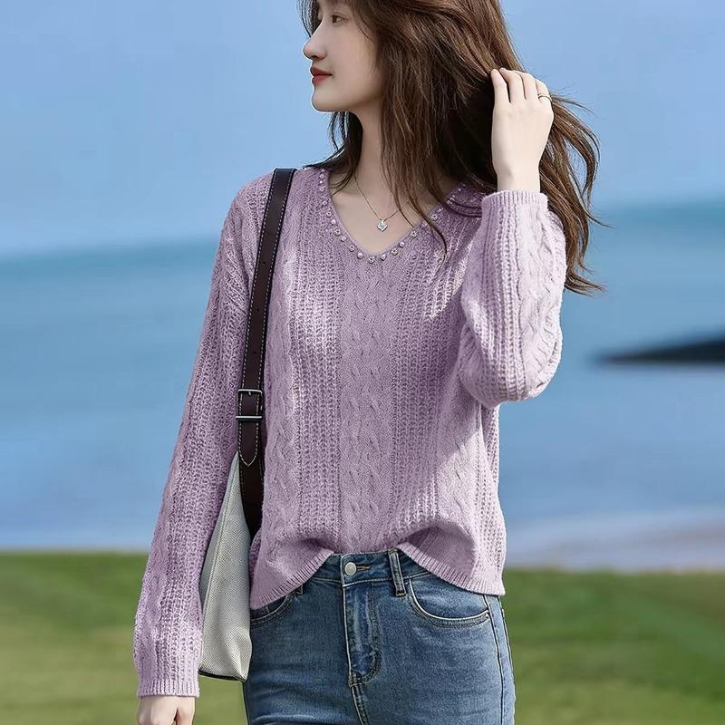Women S Knit Sweater Early Autumn Basic Top