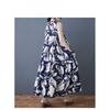Ladies' Retro Chiffon Loose Mid Length Dress