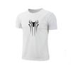 Spider Men Short Running T Shirt Gym Sports Top Quick Dry Breathable Black Fitness Sportswear Bodybuilding Clothing