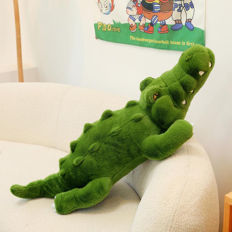 

Party Style Crocodile Plush Toys for Boys Birthday Gift Office Cushion Pedal Sleeping Pillow Cartoon Crocodile Ornaments 80cm【0.73kg】