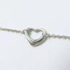 TIFFANY&Co. Bracelet Open Heart 5P Bracelet Silver SV925 Women Used