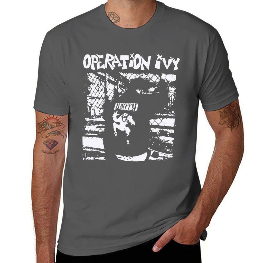 Operation Ivy Unity Ska Punk T-Shirt Übergröße Locker Kurzarm Top