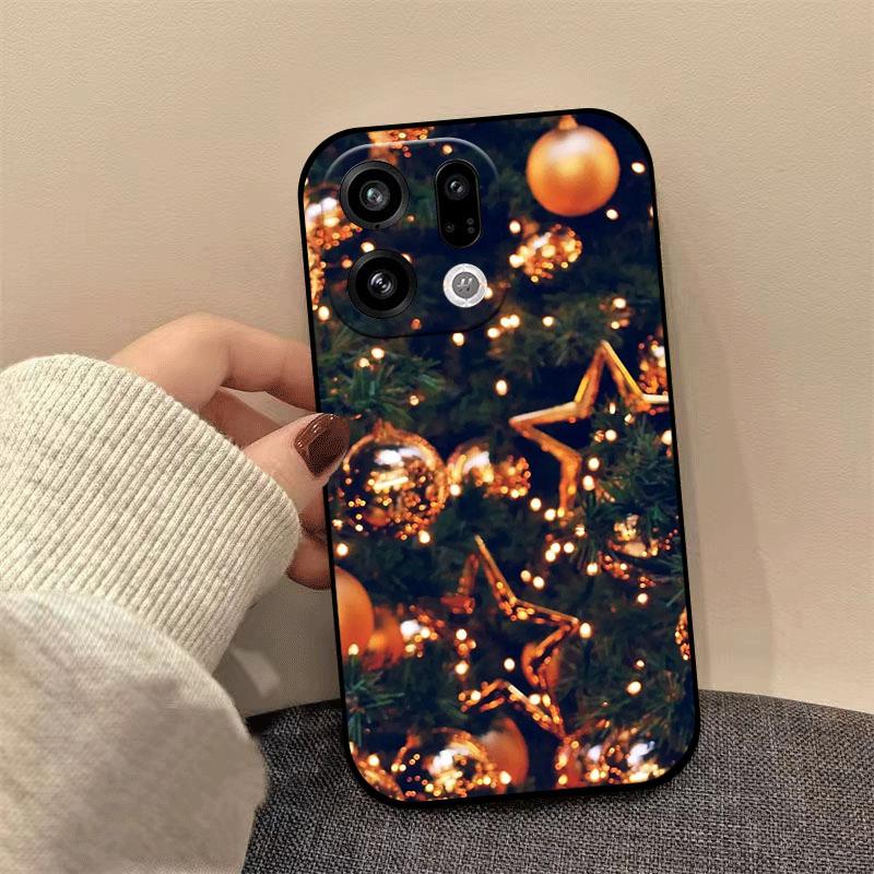Christmas Phone Case For OPPO Find X9 Pro FindX9 X8 Ultra X8s X8Pro X8s + Plus Shockproof Protect Soft Silicone TPU Cover Coque