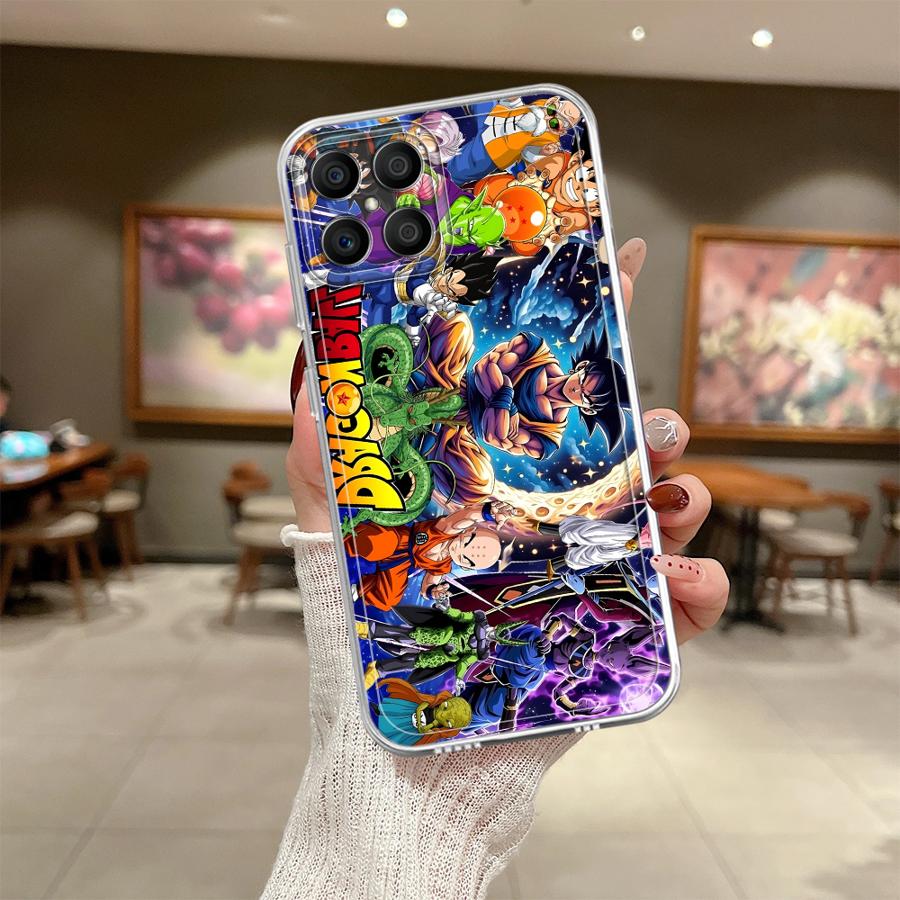 Cartoon Dragon Ball Anime Case for Honor 90 Lite X7b X8a X9b X8b X9a X8 Soft Phone Cover