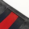 [Pre-Owned] Signature Logo Stripe Web Zipper Canvas Clutch - Fair #1Q4GJFX