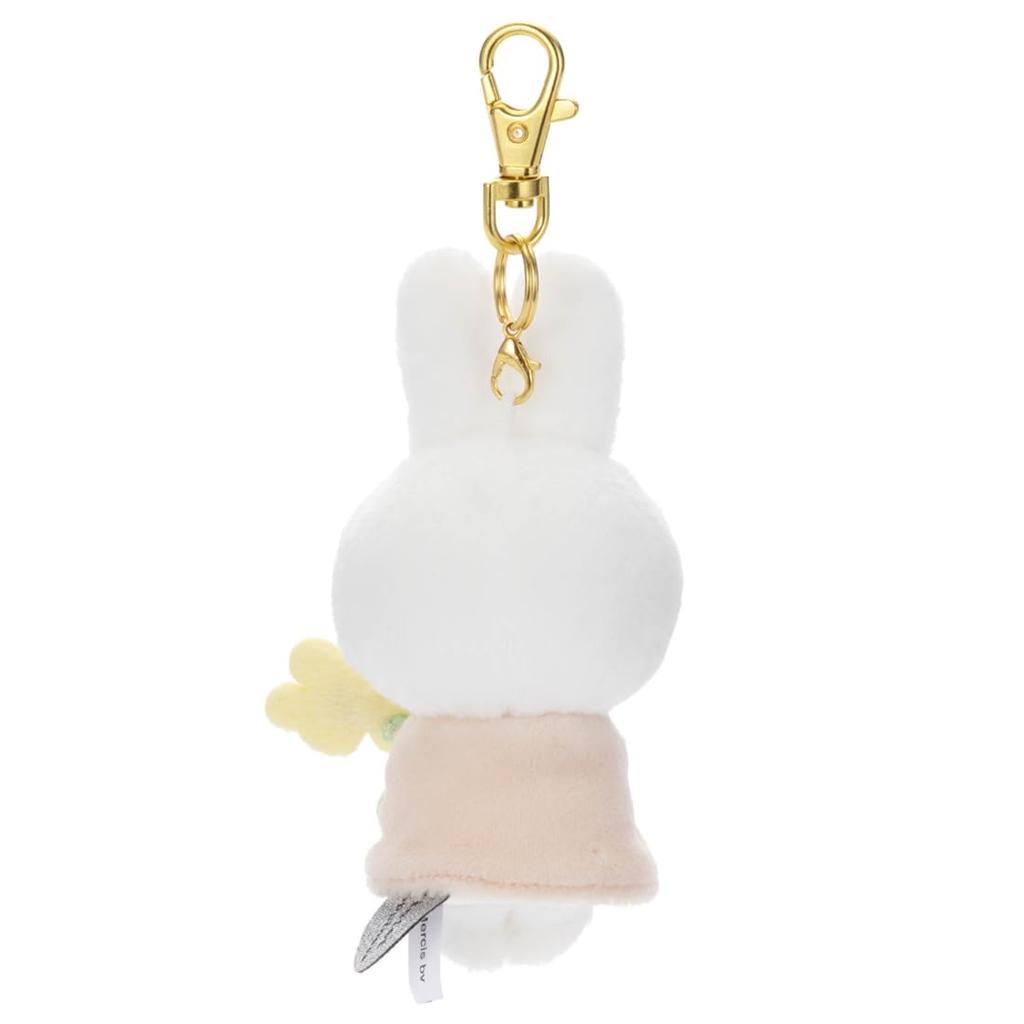 Bruna Liten Tack Maskot Miffy (Gul Violett) Plyschleksak, Cirka 15 cm hög