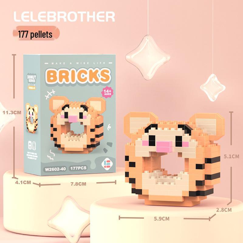 Compatible Lego Micro Building Block Cartoon Figurines - Children's Educational Desktop Toys