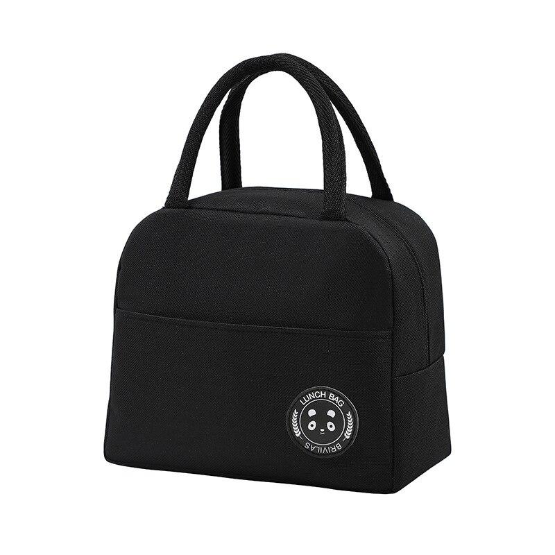 Children's Lunch Bags Solid Thermal Insulation Large Capacity Outdoor Portable Picnic Food Storage Bag Kids Lunch Box Bag
