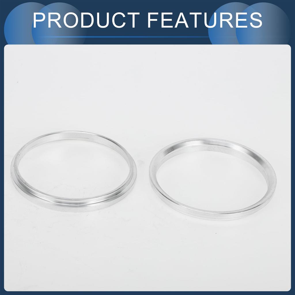 INFINAUTO Hub Centric Rings 72.6mm Inner to 82mm Outside Diameter Vehicle Wheel Hub Rings Aluminum Alloy 4pcs