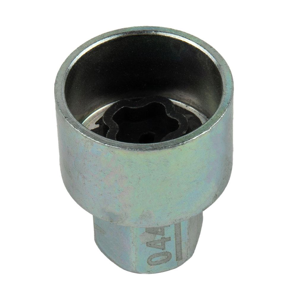 Wheel Lock Easy Installation and Removal with #44 Tire Wheel Lock Anti Theft Screw Lug Nut Bolt and Removal Key for BMW