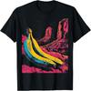 Banan Natura Sztuka Owoc Graficzny Motyw Banan T-Shirt